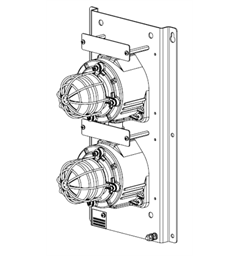 GNEXP11R1ADC024AB1A1 Assembly 2 x GNExB1X05 RED-AMBER/24vDC 5 J.