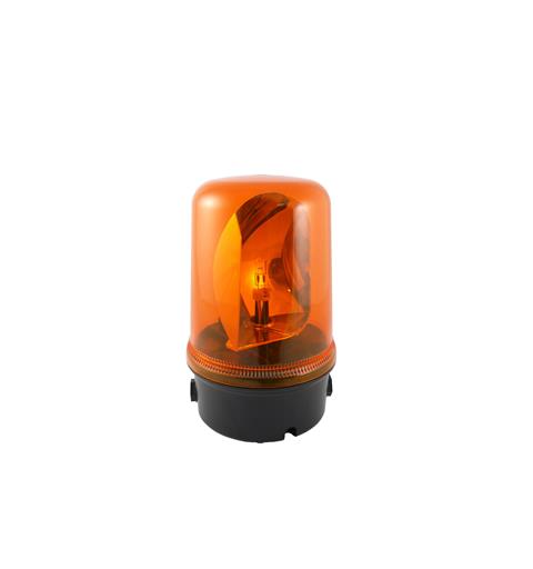 Rotating Beacon B400RTH 230vAC 2:AMBER 40w Halogen GY6.35/GY6.35 IP65