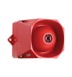 Multi Tone Sounder 9-60vdc Red 32 tones, 105db, 32 Tones, IP66