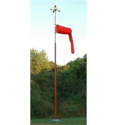 PWC-8061L-2-ON-FF-D-G-L-SM-T Lighted Wind Cone, 2,5m Sock, 3,3m Pole