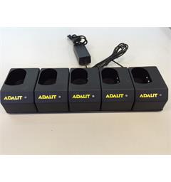 Charger f/5 Torches 12vDC and 100-240vAC for Adalit Torch IL.300 & L-3000 series