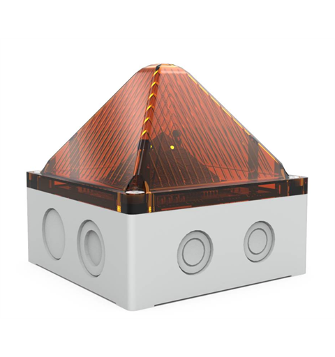 LED Multi-F. Quadro LED HI 24vDC Amber 11-60vDC 165 mA @ 24vDC