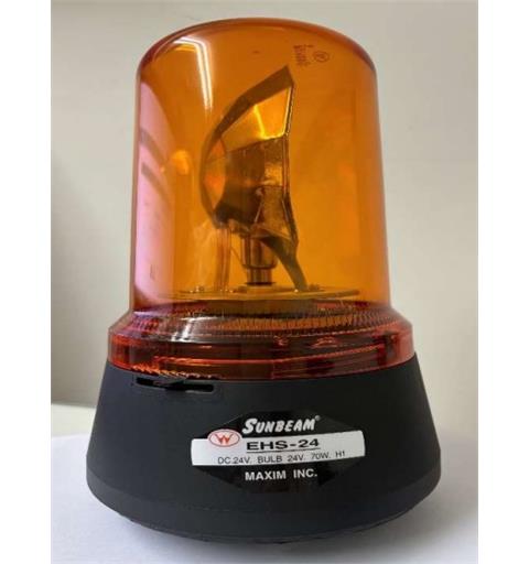 Rotating Beacon EHS-P 230vAC 1:RED 40w Bulb BA15d IP54 v=+/-10%