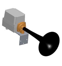 Airhorn TYFON MLT-75/345 ND with box 2013  Power supply: 24 VDC