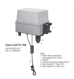 Valve Unit TV784 230V 60Hz  24vDC Heating 230vAC 25W