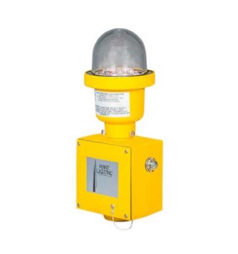 POL-21005-4B-R-M25B-S2-NC  ICAO"Low-B" 32cd RED Single Obstruction Light 24vDC