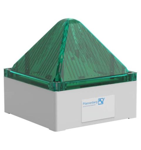 LED Light QUADRO LED HI 90-253vAC GREEN IP66&IP67 75cd 90-253vAC/DC