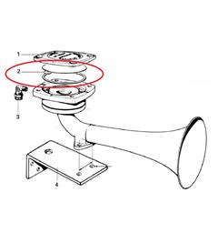 Spare Diaphragm KM 75 BT with O-ring Titanium Nitrile Rubber