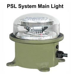 Status Light System PSL-35002-R-1-2B-EX 120vAC CAP 437 Red, 2 Main Lights